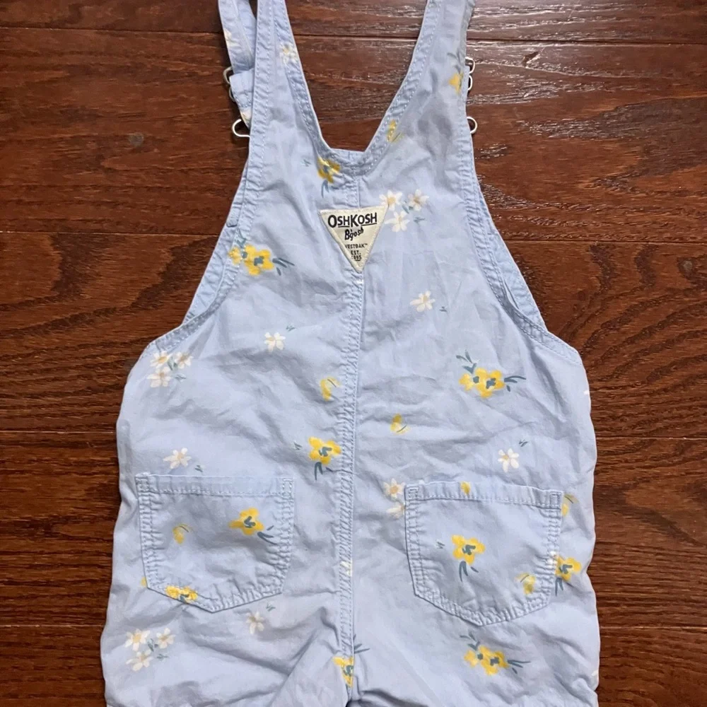 OshKosh B'gosh baby baby girls blue floral denim